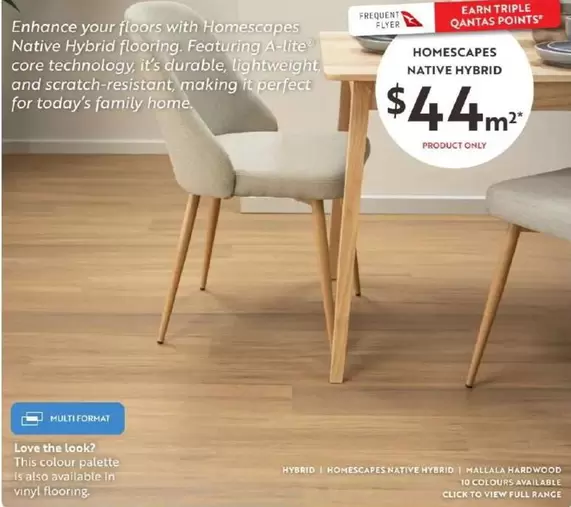 Homescapes Native Hybrid offers at $44 in Carpet Court
