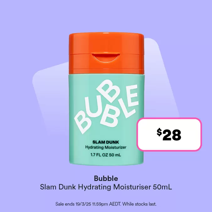 Shop Bubble Slam Dunk Moisturiser offers in Priceline