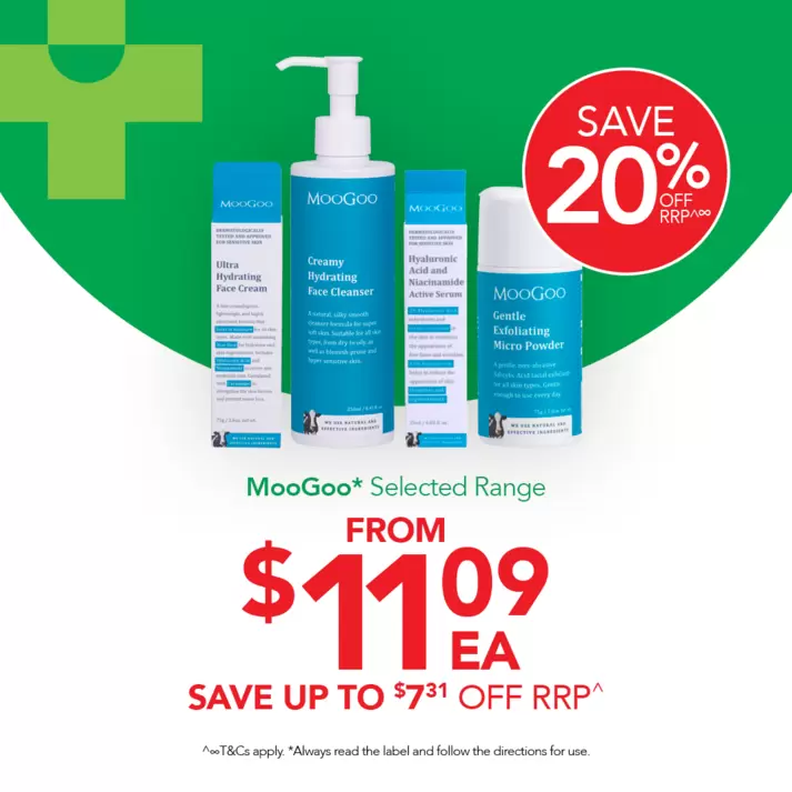 MooGoo offers in TerryWhite Chemmart