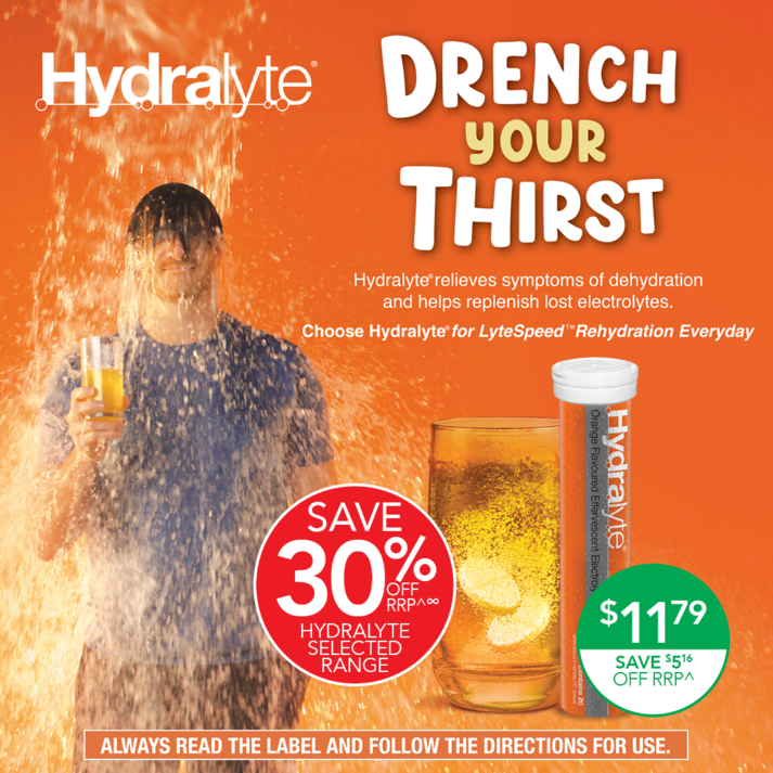 Hydralyte offers in TerryWhite Chemmart