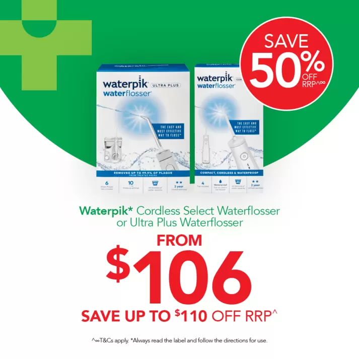 Waterpik offers in TerryWhite Chemmart