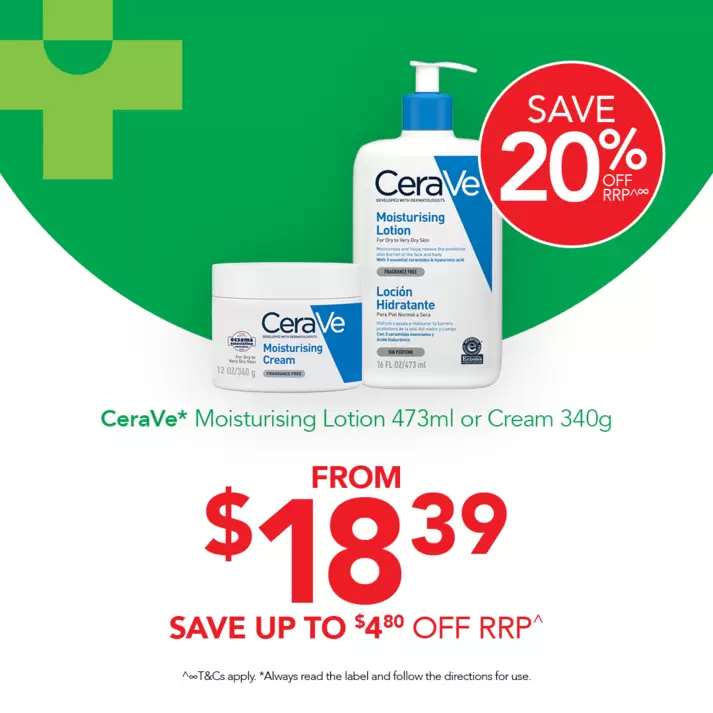 Cerave offers in TerryWhite Chemmart