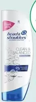 Head & Shoulders - Clean & Balanced Conditioner 400ml offers at $7.5 in TerryWhite Chemmart