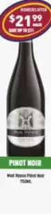 Mud House - Pinot Noir 750ml offers at $21.99 in Liquor Legends