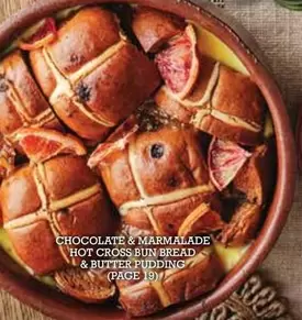 Chocolate & Marmalade Hot Cross Bun Bread & Butter Pudding offers at $12.99 in Foodland