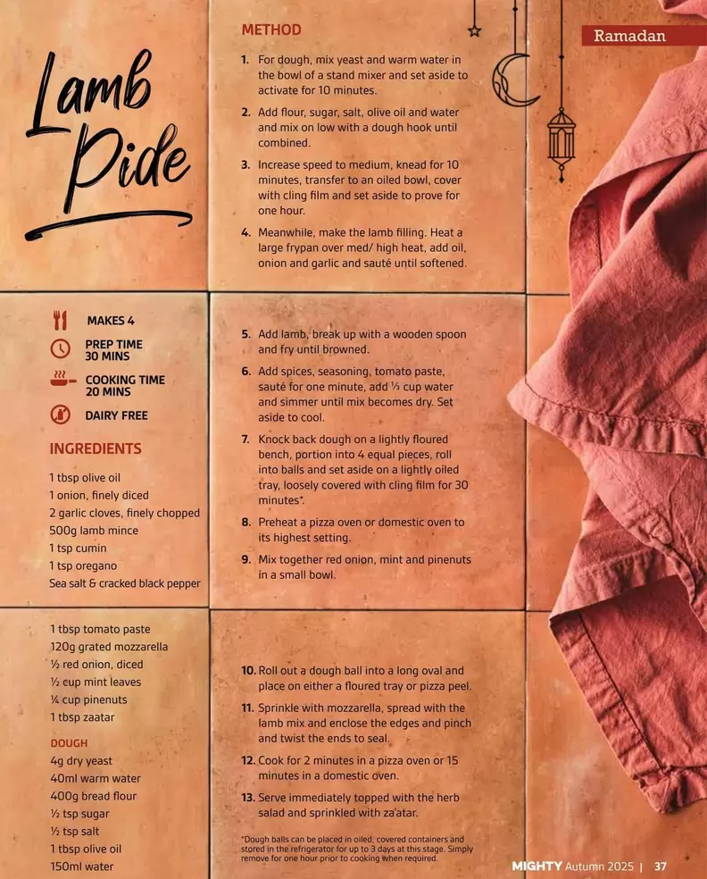 Lamb Pide offers in Foodland