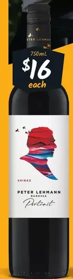 Peter Lehmann - Portrait Range offers at $16 in Cellarbrations