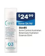 SkinB5 - Acne Control Australian Botanicals Hydration Essence 50ml offers at $24.99 in Advantage Pharmacy