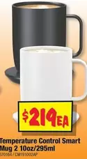 Temperature Control Smart Mug 2 100x/295ml offers at $219 in JB Hi Fi
