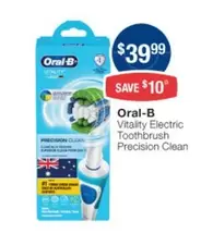 Oral B - Vitality Electric Toothbrush Precision Clean offers at $39.99 in Pharmacist Advice