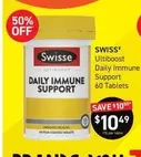 Swisse - Ultiboost Daily Immune Support 60 Tablets offers at $10.49 in Chemist King