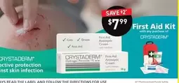 Crystaderm - First Aid Kit offers at $7.99 in Chemist King
