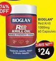 Bioglan - Red Krill 1000mg 60 Capsules offers at $24 in Chemist King