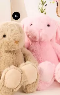 Plush Bunny 25cm offers at $9 in The Reject Shop