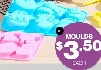 Moulds. Chocolate Or Biscuit  offers at $3.5 in The Reject Shop