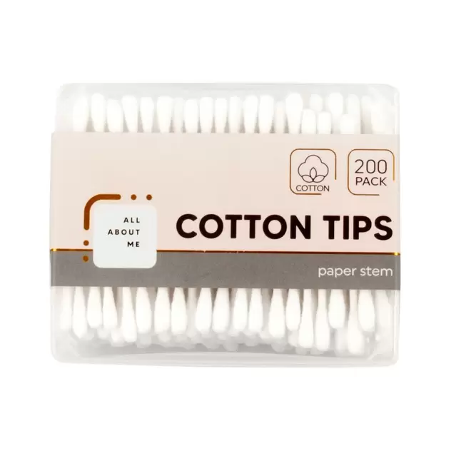 Cotton Tips 200Pk Paper Stem offers at $2 in Red Dot