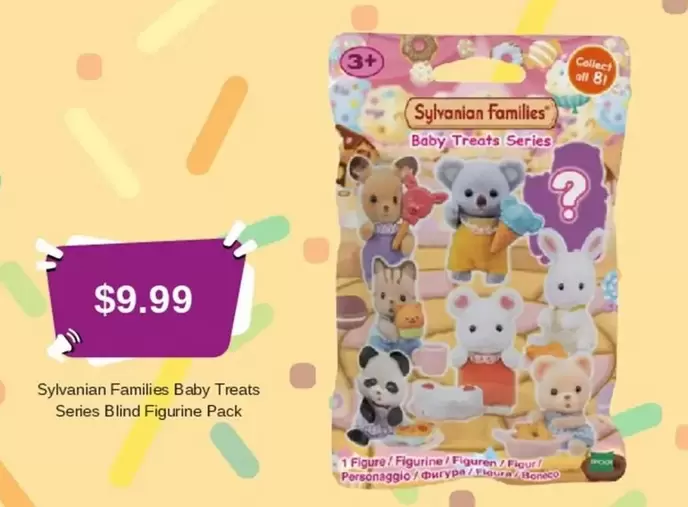 Sylvanian Families - Baby Treats Series Blind Figurine Pack offers at $9.99 in Toyworld