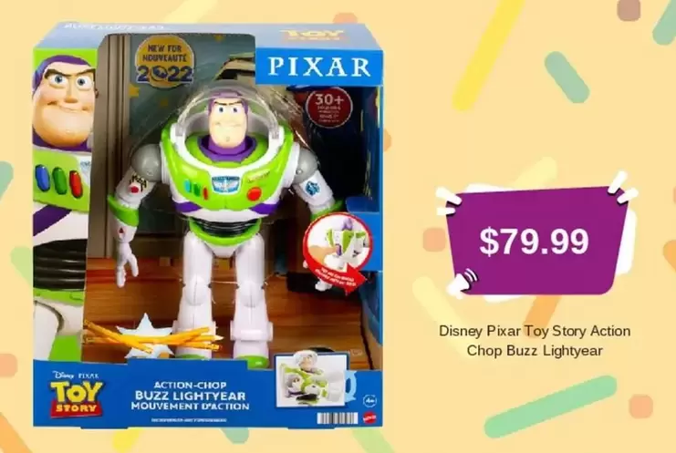 Disney -  Pixar Toy Story Action Chop Buzz Lightyear offers at $79.99 in Toyworld