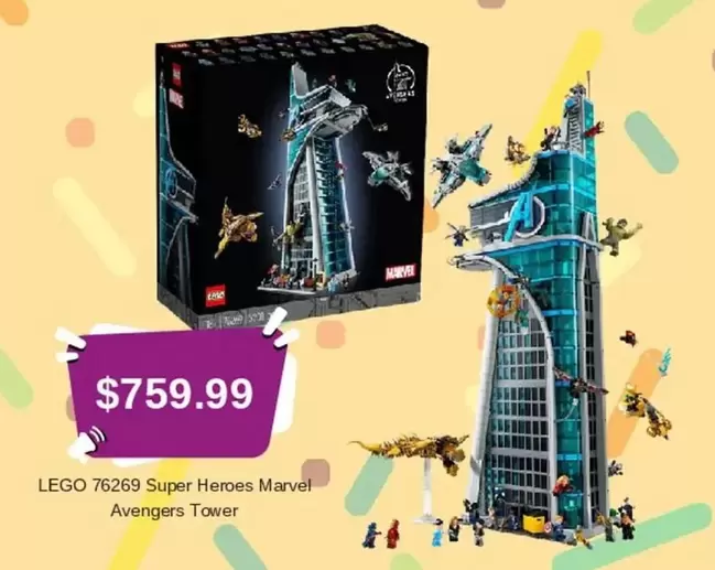 Lego - 76269 Super Heroes Marvel Avengers Tower offers at $759.99 in Toyworld