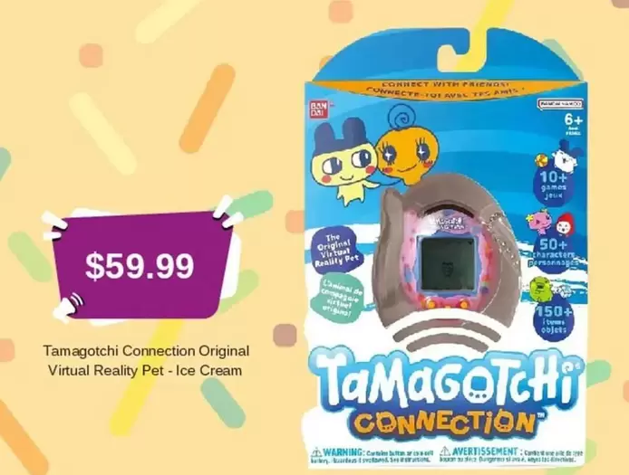 Tamagotchi Connection - Original Virtual Reality Pet Ice Cream offers at $59.99 in Toyworld