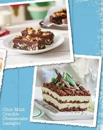 Choc Mint Craoble Cheesecake Lasagne offers in IGA