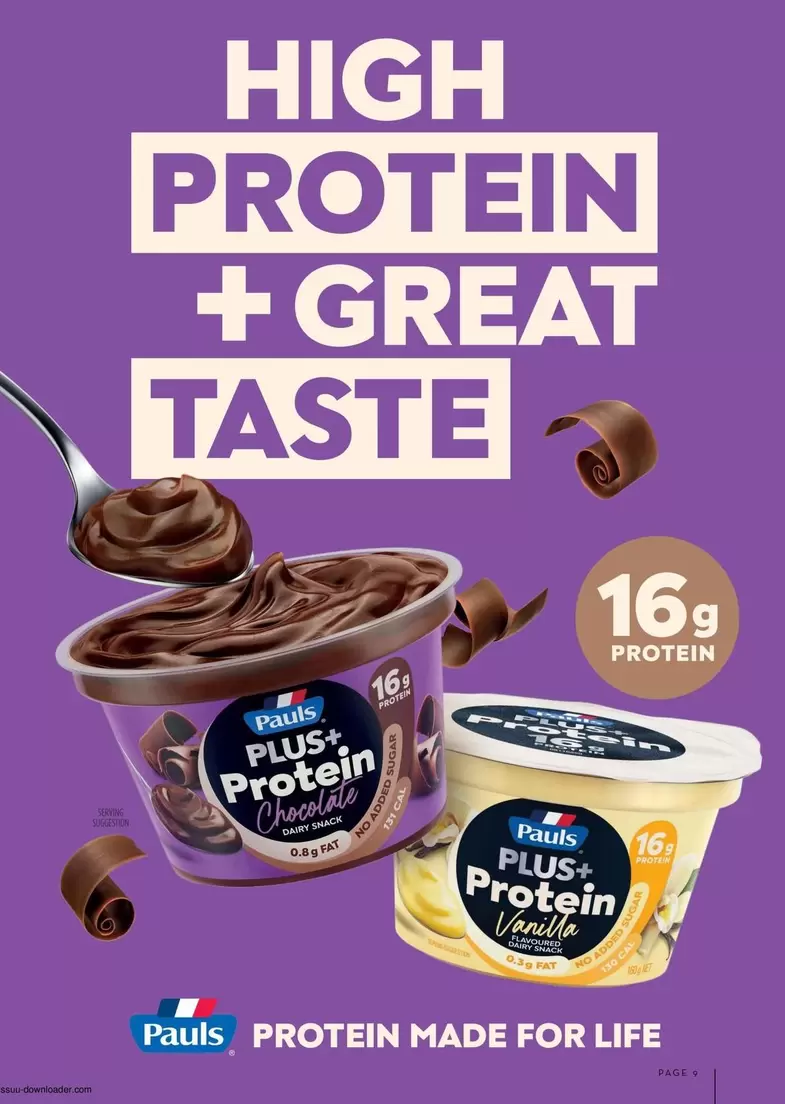Pauls - Protein Made For Life offers at $16 in IGA