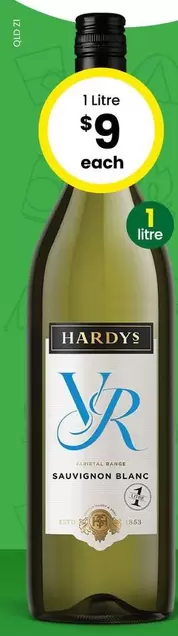 Hardys -  Vr Range offers at $9 in The Bottle-O