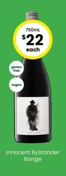 Innocent Bystander - Range offers at $22 in The Bottle-O