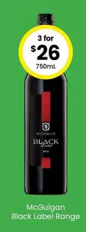 Mcguigan - Black Label Range offers at $26 in The Bottle-O