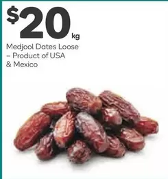 Medjool Dates Loose offers at $20 in Woolworths