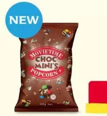 Movietime Choc Mini's Popcora 16g Men offers at $12.99 in SPAR