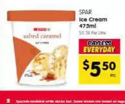 Salted Caramel Ice Cream 75ml offers at $12.99 in SPAR