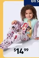 Licensed Children’s PJ Set offers at $14.99 in ALDI