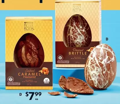 Moser Roth -  Hollow Egg 150g offers at $7.99 in ALDI