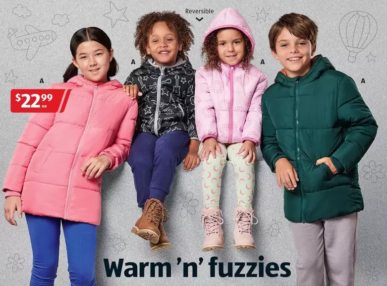 Children’s Winter Jacket offers at $22.99 in ALDI