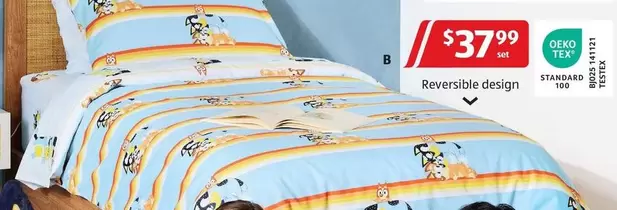 Children’s Bluey Quilt Cover Set Or Sheet Set - Single Size offers at $37.99 in ALDI