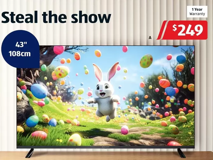 43" Full HD TV With webOS offers at $249 in ALDI