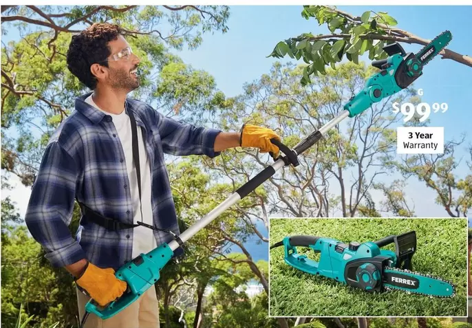 2-in-1 Chainsaw With Telescopic Pole offers at $99.99 in ALDI