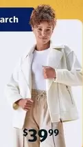 Women’s Biker Jacket  offers at $39.99 in ALDI