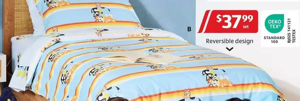 Children’s Bluey Quilt Cover Set Or Sheet Set - Single Size offers at $37.99 in ALDI
