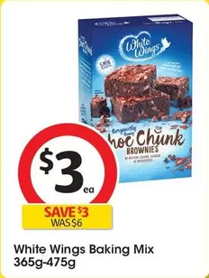 White Wings - Baking Mix 365g-475g offers at $3 in Coles