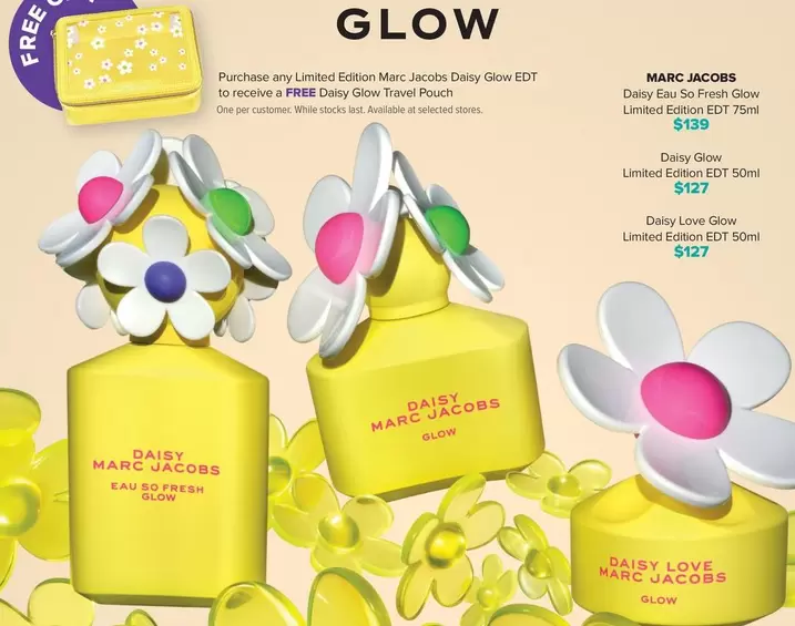 Marc Jacobs - Daisy Eau So Fresh Glow Limited Edition EDT 75ml  offers at $139 in Ramsay Pharmacy