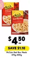 Mccain - Red Box Meals 375g-400g offers at $4.5 in Drakes