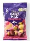 Cadbury - Dairy Milk Strawberry Easter Egg Bag 118g offers at $5 in Kmart