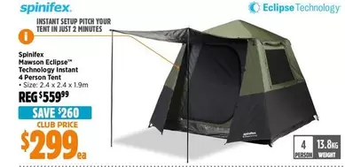 Spinifex - Hoover EclipseTM FlexROOM GROUP INTRODUCTORY TANT 4 PROTECT offers at $299 in Anaconda