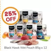Black Hawk -  Wet Pouch 85g X 12 offers in Just For Pets