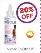 Virbac Epiotic SIS offers in Just For Pets