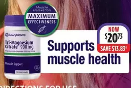 Henry Blooms - Tri-Magnesium Citrate 900mg 150 Hard Capsules offers at $20.73 in Wizard Pharmacy