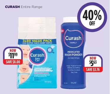 Curash - Entire Range offers at $11.99 in Wizard Pharmacy