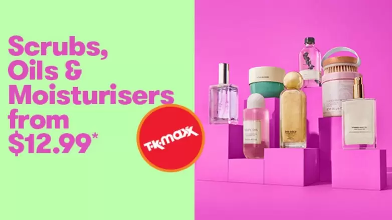 Scrubs, Oils & Moisturisers offers at $12.99 in TK Maxx